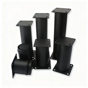 Pieds réglables robustes, pieds de nivellement avec plaque de montage, niveleurs en acier inoxydable pour machine, équipement, établi, table - Product Image 1