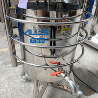 Machine de mélange chauffante pour rouge à lèvres avec agitateur et moteur, capacité 50L, pour chocolats, crayons, remplisseur de savon artisanal
