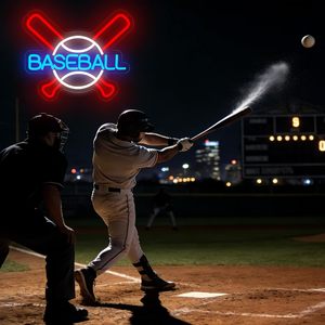 Baseball Letreros Neon LED dimmable USB powered ambient <b>light</b> store <b>window</b> decoration <b>light</b> street indicator <b>light</b> Customized 5V - Product Image 2