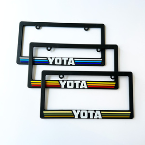 Cubierta <span class=keywords><strong>de</strong></span> Matrícula Personalizada con Logotipo en Relieve, Marco <span class=keywords><strong>de</strong></span> Matrícula <span class=keywords><strong>de</strong></span> Metal y Plástico ABS, Marco <span class=keywords><strong>de</strong></span> Matrícula al por Mayor - Product Image 6