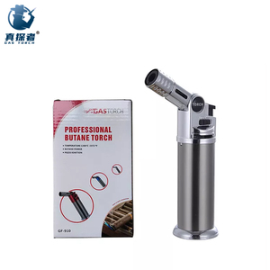 Encendedor de Cigarros Recargable Portátil Profesional Gf-910 2025, Encendedor de Chorro Pequeño de Butano - Product Image 1
