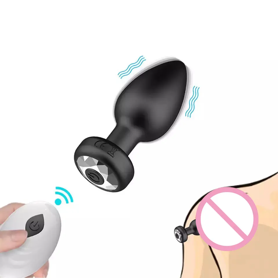 Wireless Remote Anal Vibrator Sex Toy For Men Women Anal Plug Male Prostate Massage Vagina G Spot Dildo Vibrator Anal Butt Plug