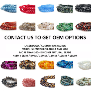 CLARMER Commercio All'ingrosso di Vendita Caldo Su Misura 8 millimetri Magnete Branelli di Fascino di trasporto di Stirata Naturale In Pietra Lavica Braccialetto di Perline Per Le Coppie - Product Image 6