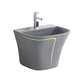 Luxury Modern Hotel Luxury Modern Hotel Bathroom <strong>Set</strong> Grey Ceramic Wall Hung Basin <strong>Hand</strong> <strong>Washing</strong> Luxury Modern Hotel Inodoro - Product Image 4