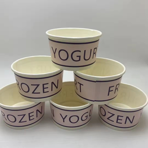 Good Quality Printing <b>Disposable</b> Custom Small Icecream Paper Packaging Container Ice Cream <b>Cup</b> - Product Image 2