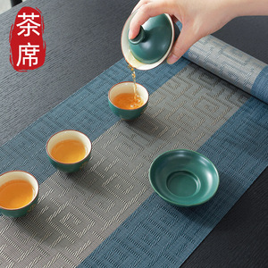 Kết cấu mịn miễn phí cắt bàn ăn bàn trà vải trà Mat phòng khách TV tủ bàn trà dài Khăn trải bàn - Product Image 5