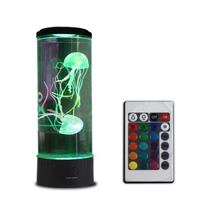 7 Color Changing Electric Round Jellyfish <strong>Lamp</strong> Color Changing Mood Led Fantasy Remote Control <strong>Jelly</strong> <strong>Fish</strong> <strong>Lamp</strong> Popular - Product Image 5