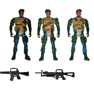 Soldados do exército de brinquedo de plástico, conjunto de soldado pequeno, militar, figura de ação, modelo, brinquedos