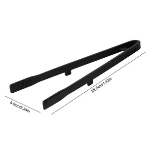Pince de cuisine jetable en silicone antiadhésive résistante à la chaleur pour barbecue, salade, steak, pâtes et service en cuisine - Product Image 3