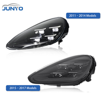 Lentille de matrice modifiée Junyo pour Porsche Cayenne 11-17, mise à niveau des anciens phares vers de nouveaux phares à matrice LED