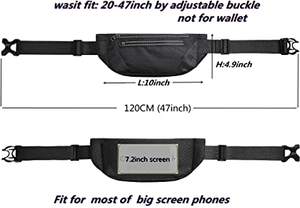 Riñonera deportiva multifuncional con logotipo personalizado, pequeña, Invisible, a prueba de sudor, para exteriores, Fitness - Product Image 6