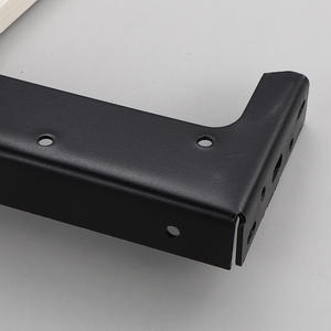 Cadre de support suspendu invisible en acier et fer en forme de L robuste support de bureau et d'étagère de cuisine pour meuble TV - Product Image 1