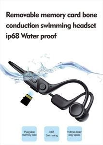 Auricular de conducción ósea, inalámbrico por Bluetooth, IPX8, reproductor <span class=keywords><strong>MP3</strong></span> impermeable, Hifi, gancho <span class=keywords><strong>para</strong></span> la oreja, <span class=keywords><strong>para</strong></span> natación - Product Image 2