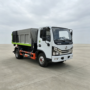 รถบรรทุกเก็บขยะแบบมีแขนเกี่ยว Dongfeng Dolica จากโรงงานโดยตรง ขนาด 6 คิว พร้อมระบบไฮดรอลิกสำหรับเก็บขยะก่อสร้าง - Product Image 1