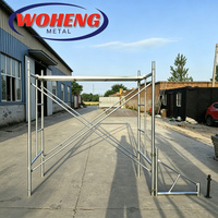 Plateforme d'échafaudage en poutre H avec passerelle et escalier tout-en-un, idéale pour la construction extérieure et l'utilisation moderne