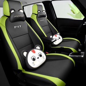 Per Honda Fit copertura auto a cinque posti in pelle per tutte le stagioni All-Inclusive di alta qualità PU E Class per Highlander Land Cruiser - Product Image 3