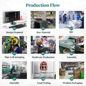 Béquilles ergonomiques réglables en hauteur anti-chute pour adultes avec poignée noire, paire de béquilles pliantes avec fixation pour canne, pour blessures à la <span class=keywords><strong>jambe</strong></span> - Product Image 5