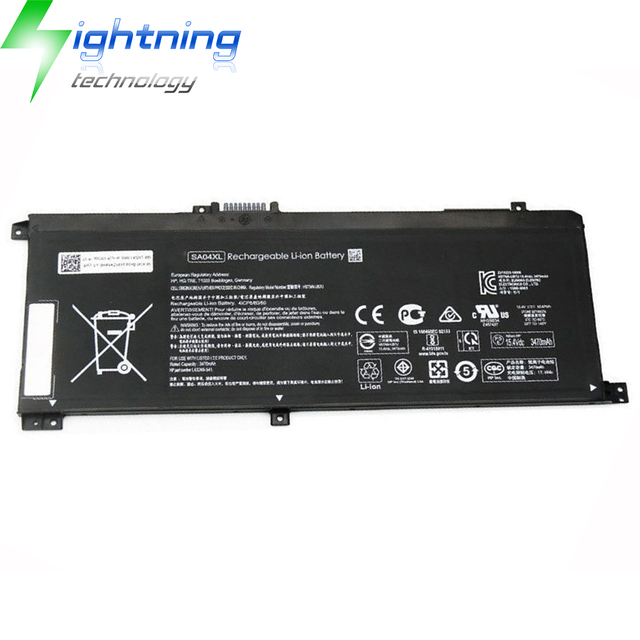 New Genuine Original SA04XL 15.12V 55.67Wh Laptop Battery for HP ENVY X360 15-DR Series L43248-AC2 L43267-005 Notebook