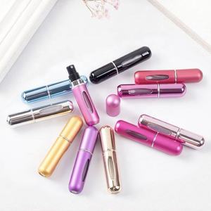 Atomizador en aerosol de aluminio de cabeza redonda económico y recargable de 5ml, botella de probador de Perfume de vidrio para llenado de Perfume - Product Image 3