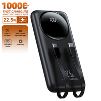 Batterie externe portable HYTO OEM/ODM 10000mAh, batterie externe intelligente ultra-fine à charge rapide 10000mAh