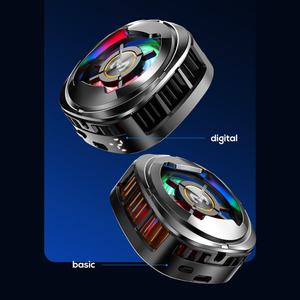 MEMO CX06 Phone Cooler Cooling Fan LED Temperature Display RGB <b>Light</b> Magnetic Frosty Mobile Cooler for Game - Product Image 3