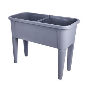 Vertak nuevo diseño de plástico elevado jardín cama elevada balcón plantador elevado caja con cubierta de invernadero - Product Image 5