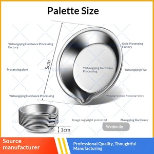 Palettes de <span class=keywords><strong>peinture</strong></span> en <span class=keywords><strong>acier</strong></span> inoxydable réutilisables, mini-bacs de mélange <span class=keywords><strong>pour</strong></span> la <span class=keywords><strong>peinture</strong></span> sur modèle, aquarelle, acrylique, <span class=keywords><strong>peinture</strong></span> à l'huile - Product Image 2