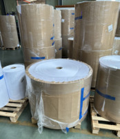 Kertas Kasir Thermal Jumbo Roll Berkualitas Tinggi 48/55/58/60/65/70/75/80gsm Lebar 875mm dengan Panjang 4000-12000m