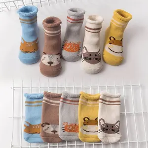 Носки Uron детские носки оптом хлопковые носки для новорожденных для малышей 0-3 месяцев Сделано в Китае