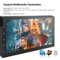 10 pouces universel 2 + 32GB Auto QLED écran Navigation Gps multimédia Android 11 12 voiture lecteur vidéo Radio stéréo système Audio