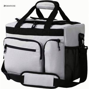 Camping Adult Lunch Bag Thermal Picnic Cooler Bag Insulated Dual Compartment Lunch Bag for Adults - Product Image 1