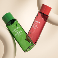 Bouteille de shampoing en PETG de couleur verte personnalisée, 180 ml, bouteilles de lotion pour le corps en plastique avec bouchon
