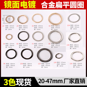 The Second Button Metal Round Ring Alloy Decorative Buttons For Coat Accessories Patch 123-1 - Product Image 3