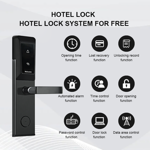 Bonisi Hotel intelligente carta strisciare serratura della porta con rete Wifi RFID fabbrica diretta per appartamento camere in affitto - Product Image 6