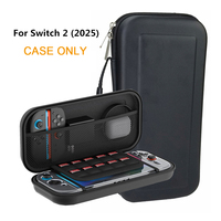 Étui de transport rigide en EVA pour console Nintendo Switch 2 2025, étui de voyage pour Switch 2 avec rangement pour 10 cartes de jeu