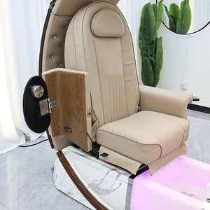 Chaise de pédicure électrique inclinable AY Luxurious Leather Nail Salon Equipment Human Touch Foot Care avec jet magnétique - Product Image 4