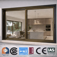 Fenêtre à battant en aluminium sur mesure pour maison moderne, fenêtre de villa insonorisée et écoénergétique