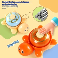 Jouet interactif transfrontalier en métal en forme de petite tortue, mignon, anti-stress, pour jeu parent-enfant à réponse rapide