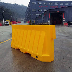 HONGQIAO, barrera de seguridad vial llena de agua de plástico de 2000mm, barrera de choque, barricada de bloque de carretera - Product Image 2