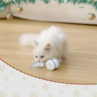 Jouet intelligent pour animaux de compagnie, dispositif rotatif électronique auto-entretenant pour le divertissement et l'exercice physique, fournitures professionnelles pour animaux, chatons et chiots