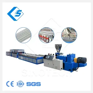 New 2023 products High efficient servo control punching Plastic 10MM PVC Out Side corner Bead Mesh Machine production line Price