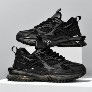 Nouvelles chaussures de sport tendance pour hommes - matériau en mesh pour une respirabilité optimale, grandes tailles, chaussures de course décontractées - Product Image 4