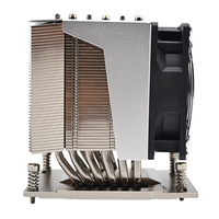 Dissipateurs de chaleur pour boîtier d'ordinateur en aluminium et cuivre sur mesure pour CPU/GPU avec faible niveau sonore 17dB