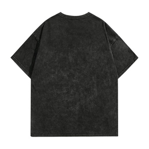 Men's Oversized 100% Cotton Round Neck T-Shirt Short Sleeve Letter Print Graphic Summer Tops Light Knitted Fabric - Product Image 2