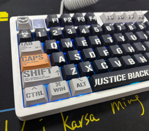 แป้นพิมพ์รูปแบบรัสเซียแป้นพิมพ์อัศวินสีดำปุ่มกดแบบโปร่งใส125คีย์ PBT <span class=keywords><strong>ASA</strong></span> <span class=keywords><strong>ASA</strong></span> <span class=keywords><strong>profile</strong></span> keycap สำหรับคีย์บอร์ดเชิงกลที่กำหนดเอง - Product Image 5