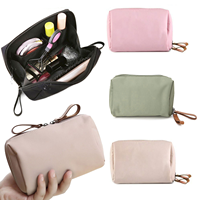 Produits gagnants en dropshipping 2025 : Trousse de toilette portable en cuir grande capacité, étanche, pour femmes, idéale pour les voyages