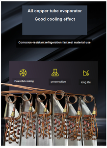 Vitrina Comercial para Helados, Congelador de Congelación Rápida, Refrigerador para Postres y Paletas Frescas - Product Image 5