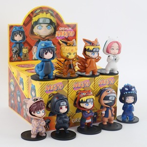 Figurines d'action en PVC, ornements de <span class=keywords><strong>voiture</strong></span>, figurines de dessins animés, animaux ninjas, boîtes mystères tendance, collection de figurines d'action, jouets personnalisables - Product Image 2
