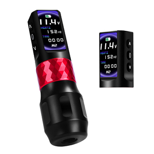 Máquina de Tatuaje Inalámbrica Profesional de 2000mAh con Pantalla OLED, Motor sin Escobillas y Función de Temporizador para Delineado, Sombreado y Arte Corporal - Product Image 6