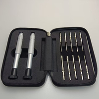 Offre Spéciale – Kit d'outils de tournevis multifonction en acier de qualité industrielle et DIY, finition naturelle, pointe magnétique, 12 pièces, personnalisable OEM